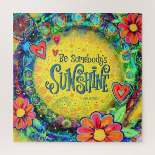Jemand's Sunshine Inspirivity Yellow Floral Puzzle