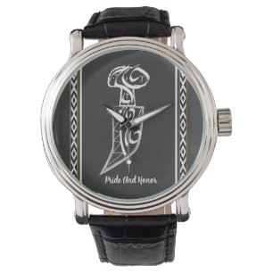 Jemen dagger arabische Kalligrafie Armbanduhr