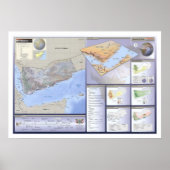 Jemen - Detaillierte Karte - 2002 Poster (Vorne)