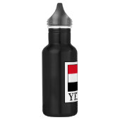 Jemen Edelstahlflasche (Links)