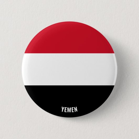 Jemen Flag Charming Patriotic Button (Vorderseite)