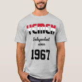 Jemen Flag Independence Celebration T-Shirt (Vorderseite)