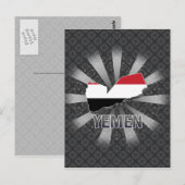 Jemen Flag Karte 2.0 (Vorne/Hinten)