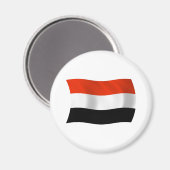 Jemen Flag Magnet (Vorderseite/Rückseite)