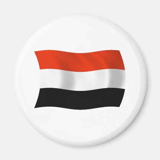 Jemen Flag Magnet (Vorne)