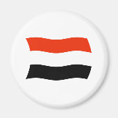 Jemen Flag Magnet (Vorne)