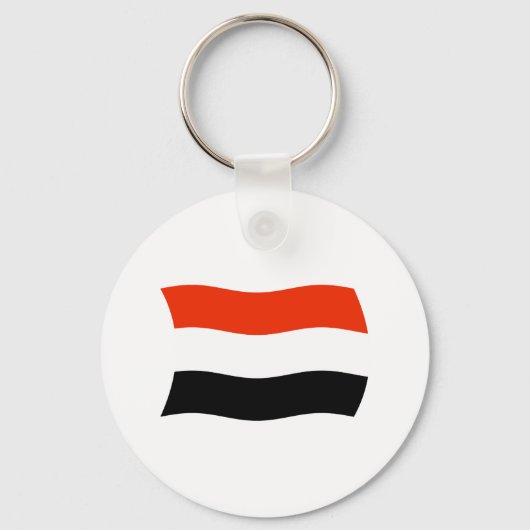 Jemen Flag Schlüsselanhänger (Vorderseite)