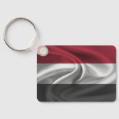 Jemen Flag Schlüsselanhänger (Rückseite)