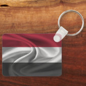 Jemen Flag Schlüsselanhänger (Vorderseite)