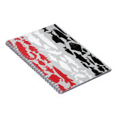 Jemen-Flagge aus Fisch - Fischereidesign Notizblock (Rechte Seite)