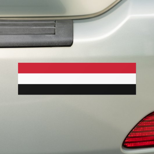 Jemen-Flagge Autoaufkleber (Auf Auto)