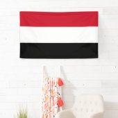 Jemen-Flagge Banner (Insitu)