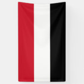 Jemen-Flagge Banner (Vertikal)