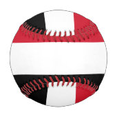 Jemen-Flagge Baseball (Rückseite)