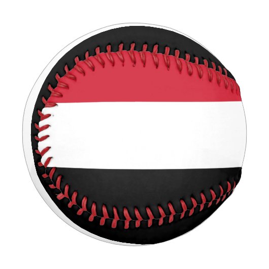 Jemen-Flagge Baseball (Vorderseite Links)