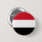 Jemen-Flagge Button (Vorne & Hinten)