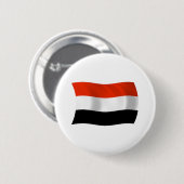 Jemen-Flagge-Button Button (Vorne & Hinten)