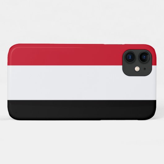 Jemen-Flagge Case-Mate iPhone Hülle (Rückseite (Horizontal))