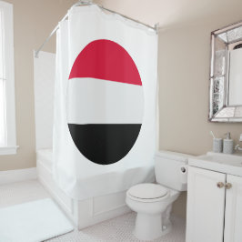 Jemen-Flagge Duschvorhang