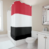 Jemen-Flagge Duschvorhang (Beispiel)