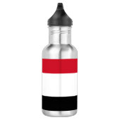 Jemen-Flagge Edelstahlflasche (Rechts)