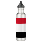 Jemen-Flagge Edelstahlflasche (Rechts)