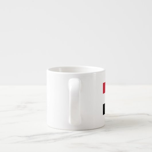 Jemen-Flagge Espressotasse (Rückseite)