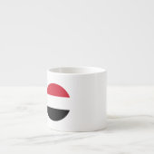 Jemen-Flagge Espressotasse (Vorderseite)