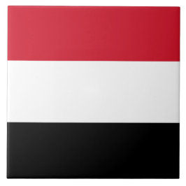 Jemen-Flagge Fliese