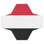 Jemen-Flagge Fußball (Flach)