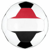 Jemen-Flagge Fußball (Vorderseite)