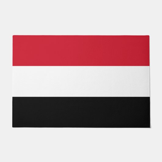 Jemen-Flagge Fußmatte (Vorderseite)