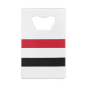 Jemen-Flagge Geldbeutel Flaschenöffner (Rückseite)