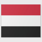Jemen-Flagge Geschenkpapier (Flach)