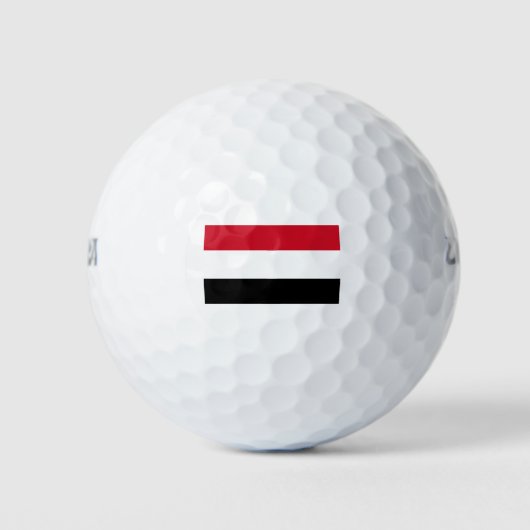 Jemen-Flagge Golfball (Vorderseite)