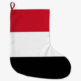 Jemen-Flagge Großer Weihnachtsstrumpf