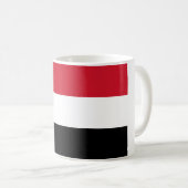 Jemen-Flagge Kaffeetasse (VorderseiteRechts)