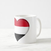 Jemen-Flagge Kaffeetasse (VorderseiteRechts)