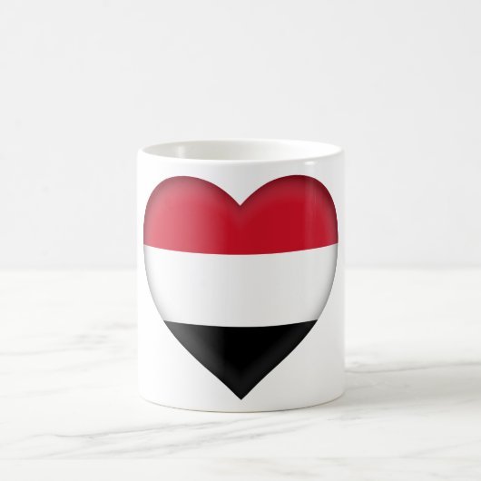 Jemen-Flagge Kaffeetasse (Mittel)