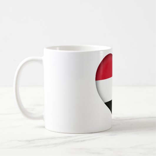 Jemen-Flagge Kaffeetasse (Links)