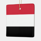 Jemen-Flagge Keramikornament (Links)