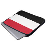 Jemen-Flagge Laptopschutzhülle (Vorne Knopf)