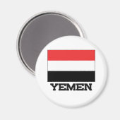 Jemen-Flagge Magnet (Vorderseite/Rückseite)
