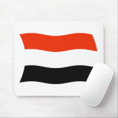 Jemen-Flagge-Mauspad Mousepad (Mit Mouse)