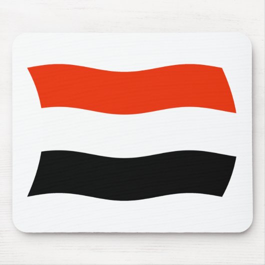 Jemen-Flagge-Mauspad Mousepad (Vorne)