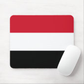 Jemen-Flagge Mousepad (Mit Mouse)