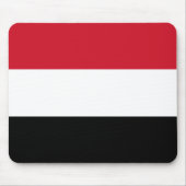 Jemen-Flagge Mousepad (Vorne)