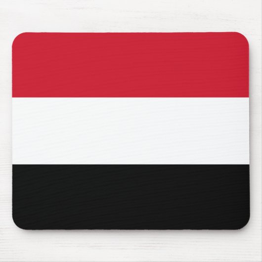 Jemen-Flagge Mousepad (Vorne)