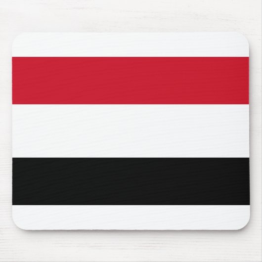 Jemen-Flagge Mousepad (Vorne)