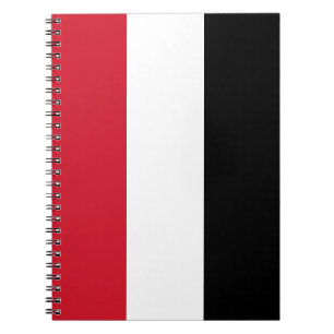 Jemen-Flagge Notizblock